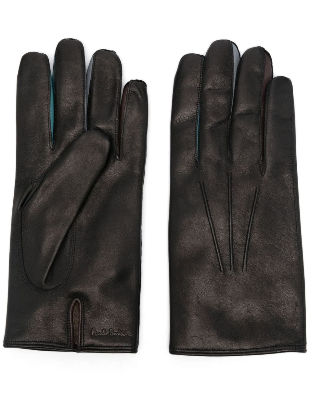 PAUL SMITH Premium Leather Gloves for Men - Full-Finger Design
