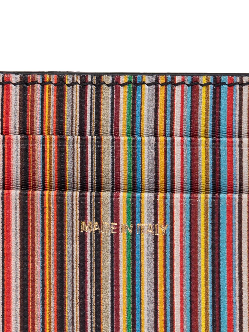 PAUL SMITH Signature Stripe Mini Card Holder