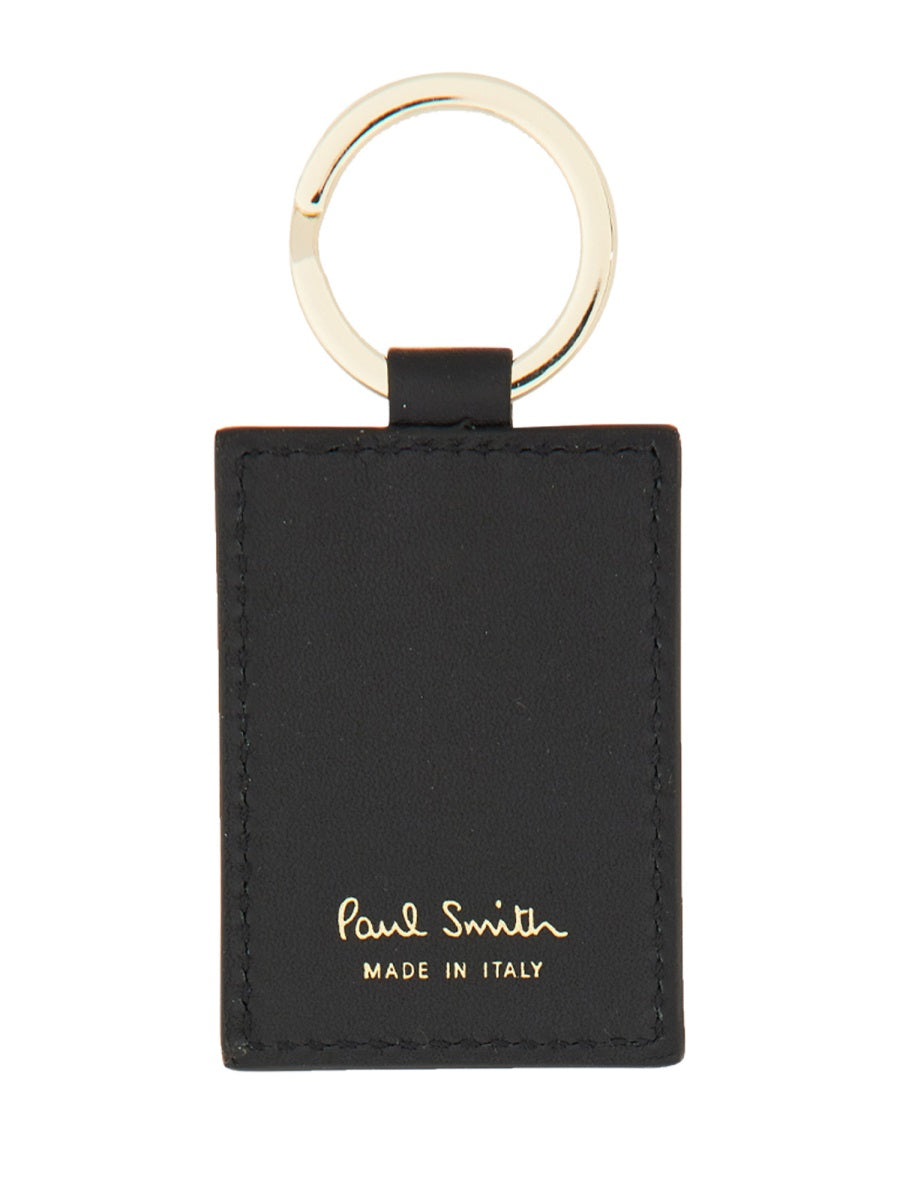 PAUL SMITH Mini Leather Keychain