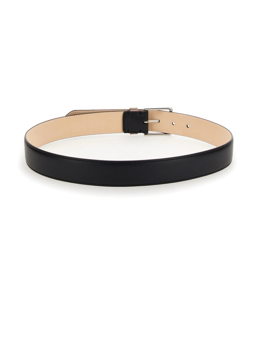 PAUL SMITH Classic Leather Belt 3 CM Height