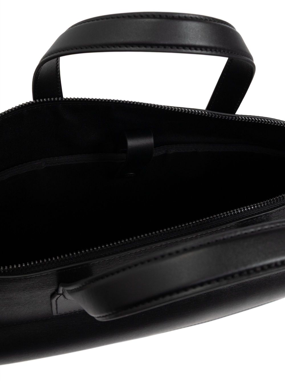 PAUL SMITH Classic Leather Briefcase with Dual Top Handles