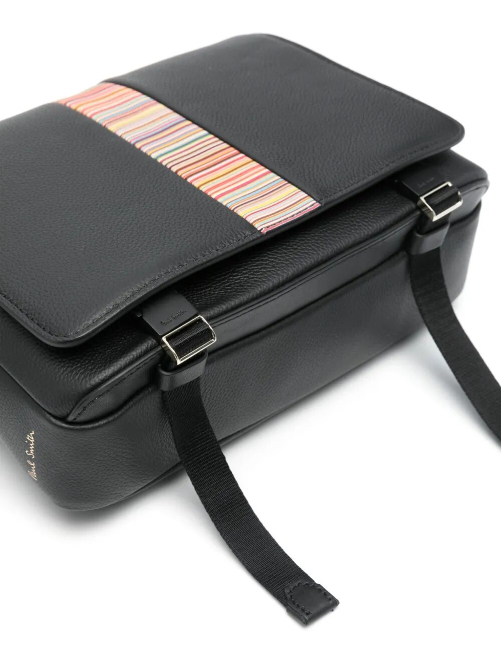 PAUL SMITH Men's Leather Messenger Handbag - Fall/Winter 2025