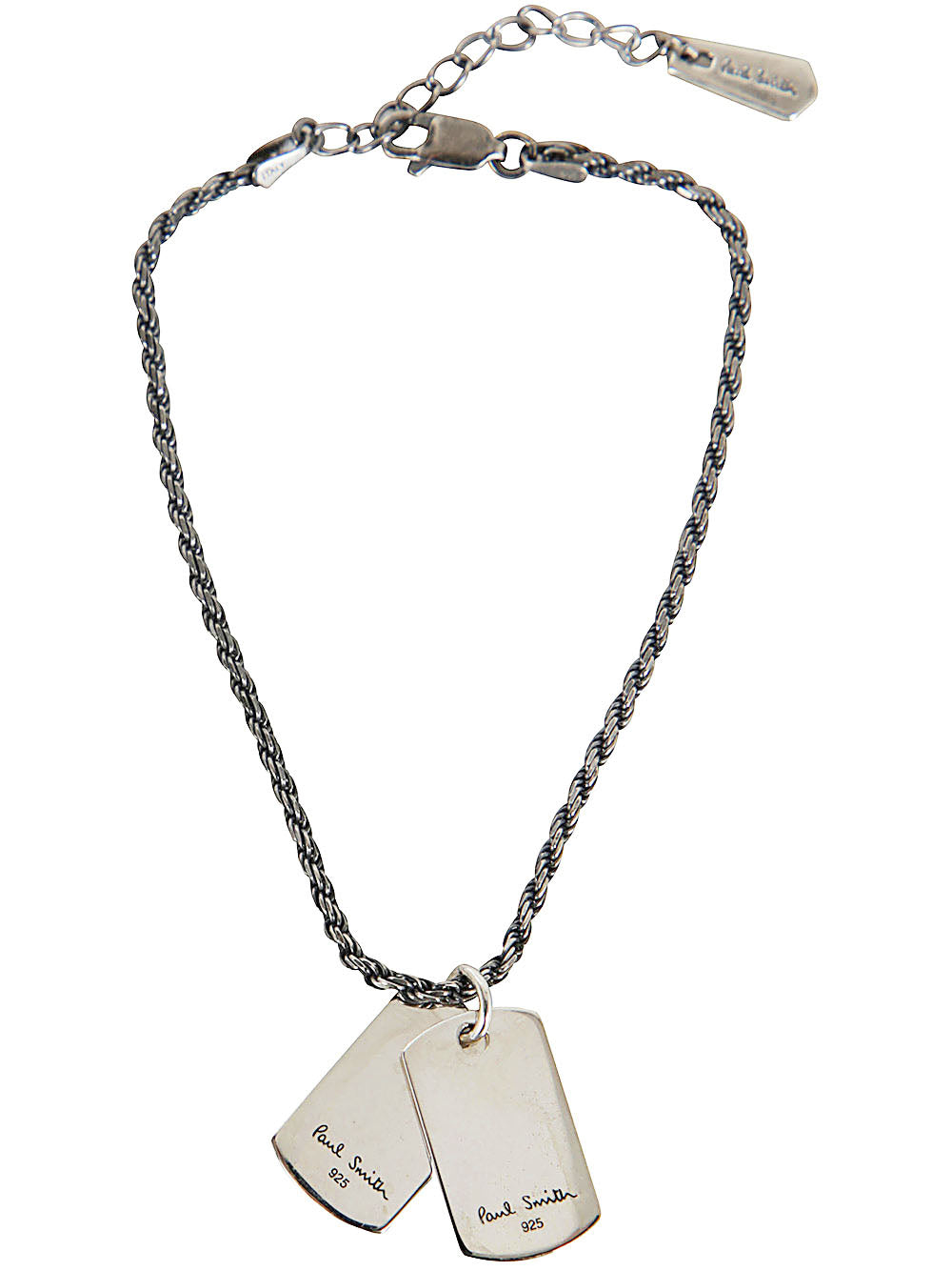 PAUL SMITH Double Tag Men's Metallic Bracelet