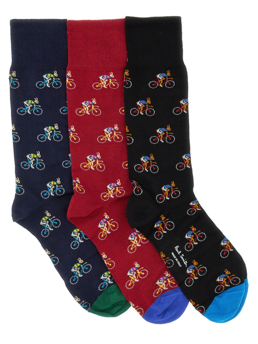 PAUL SMITH Multicolour Cotton Blend Socks for Men