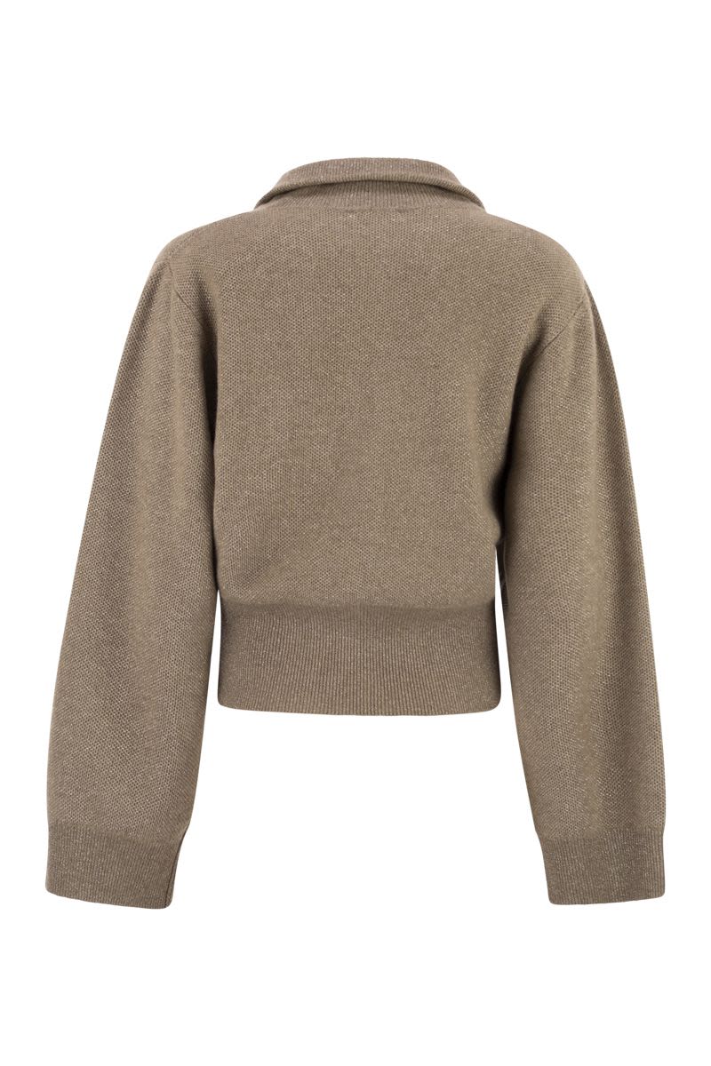 BRUNELLO CUCINELLI Cashmere Sweatshirt-Style Cardigan