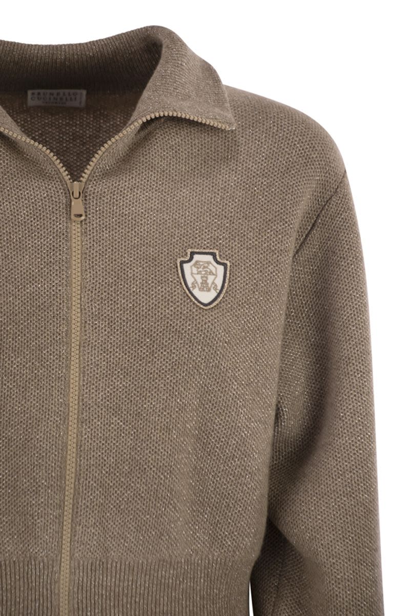 BRUNELLO CUCINELLI Cashmere Sweatshirt-Style Cardigan