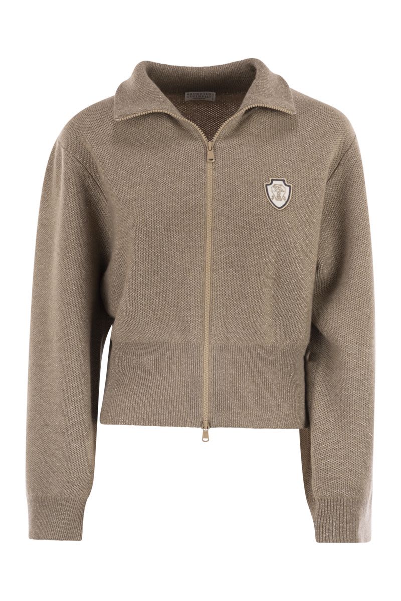 BRUNELLO CUCINELLI Cashmere Sweatshirt-Style Cardigan