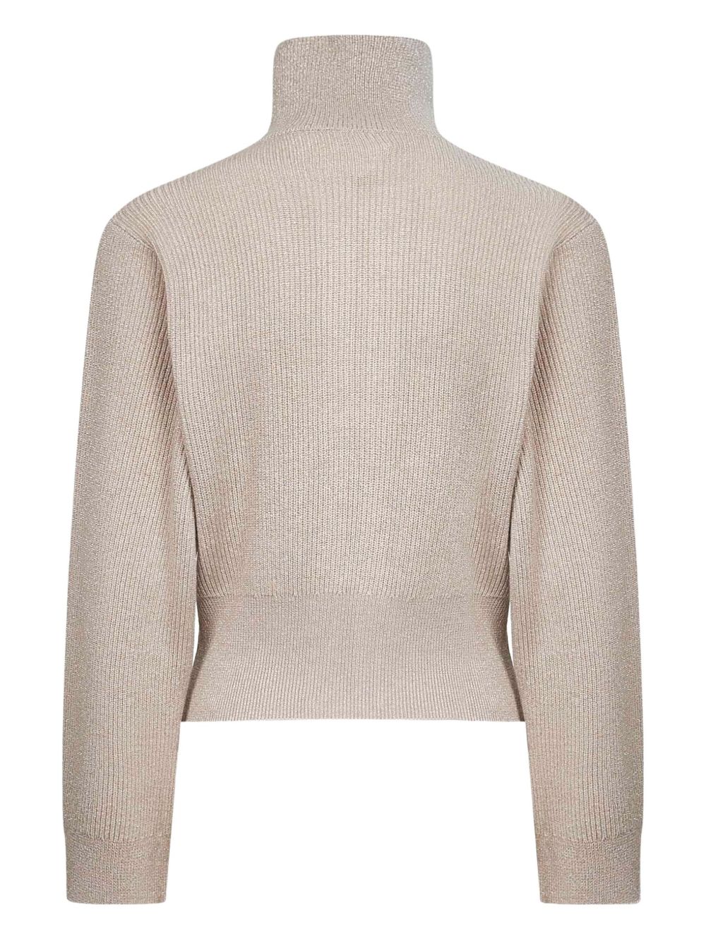 BRUNELLO CUCINELLI Cashmere Zipped Cardigan with High Collar for Women