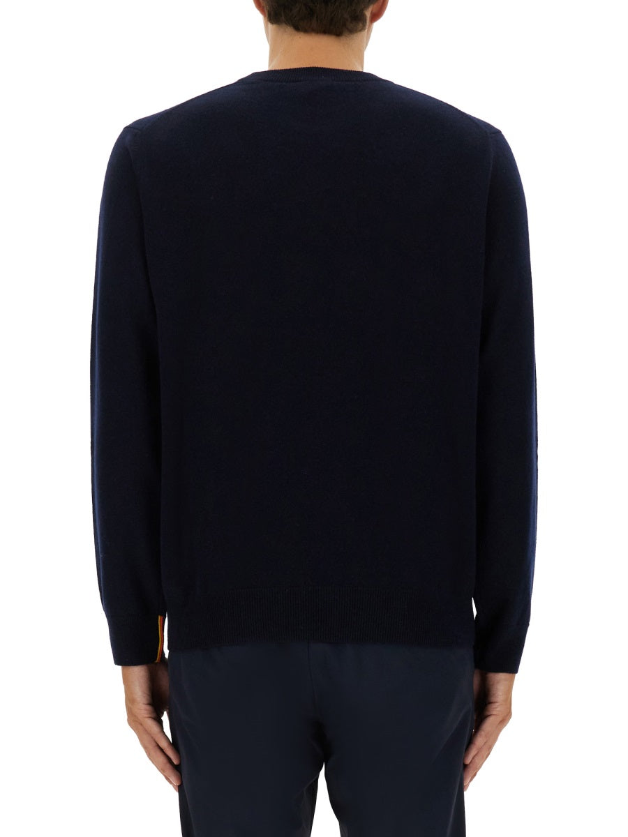 PAUL SMITH Men's Cashmere Crew Neck Sweater - FW24 Edition