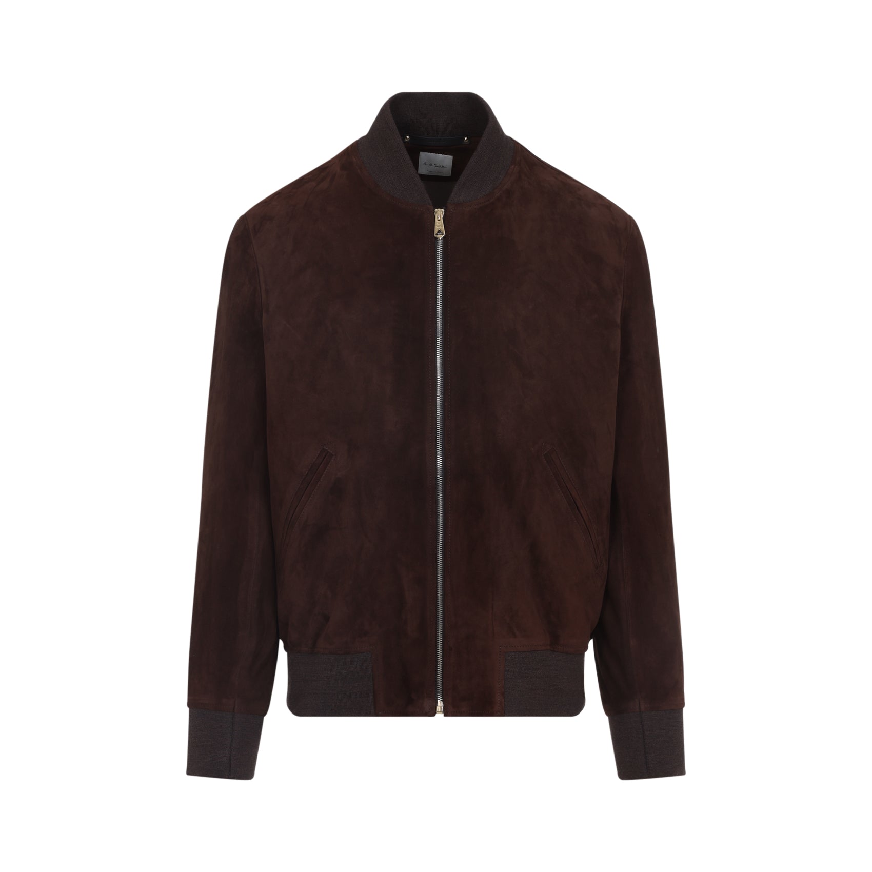 PAUL SMITH Regular Fit Suede Bomber Jacket