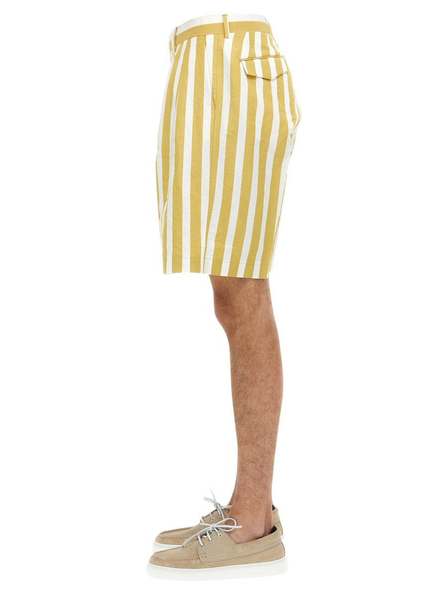 PAUL SMITH Deckchair Stripe Mini Bermuda Shorts
