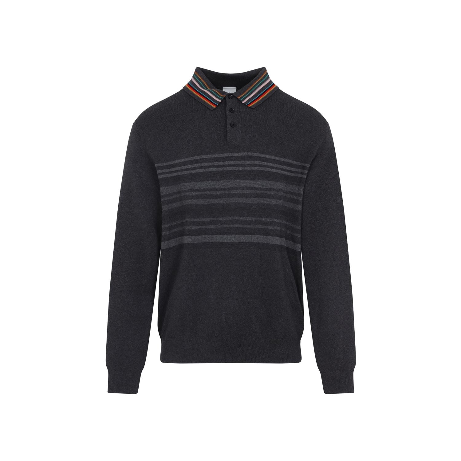 PAUL SMITH Men's Long Sleeve Polo Sweater