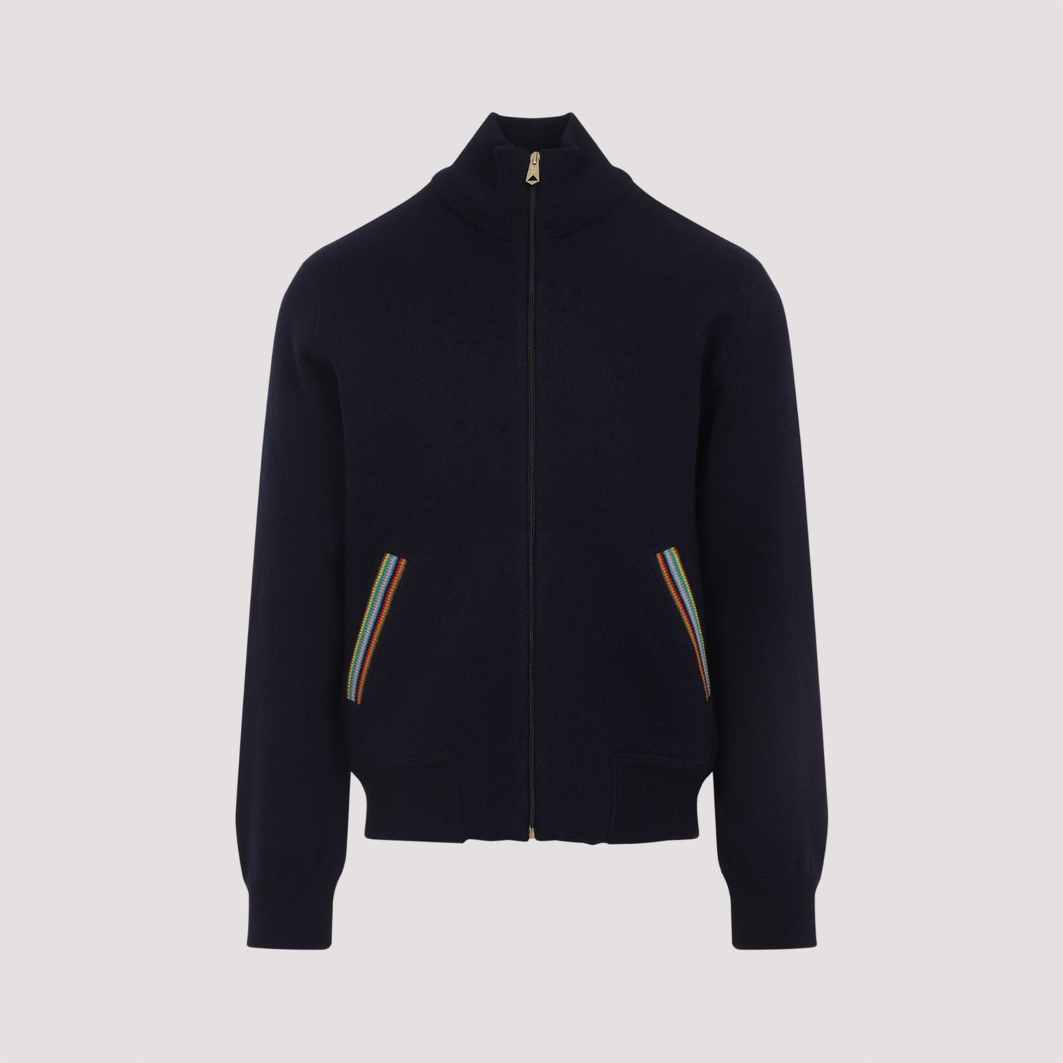 PAUL SMITH Men's Knit Bomber Jacket