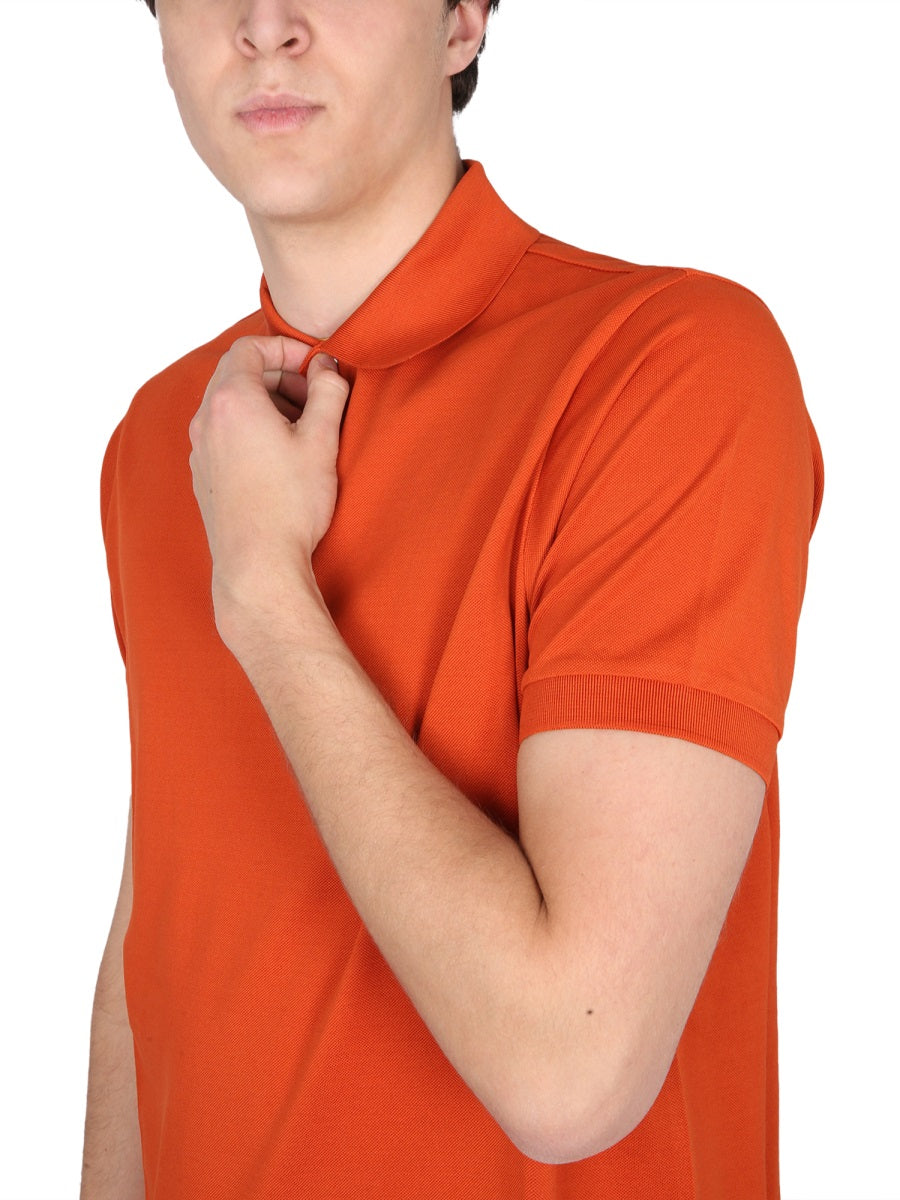 PAUL SMITH Classic Men's Cotton Polo with Button Closure
