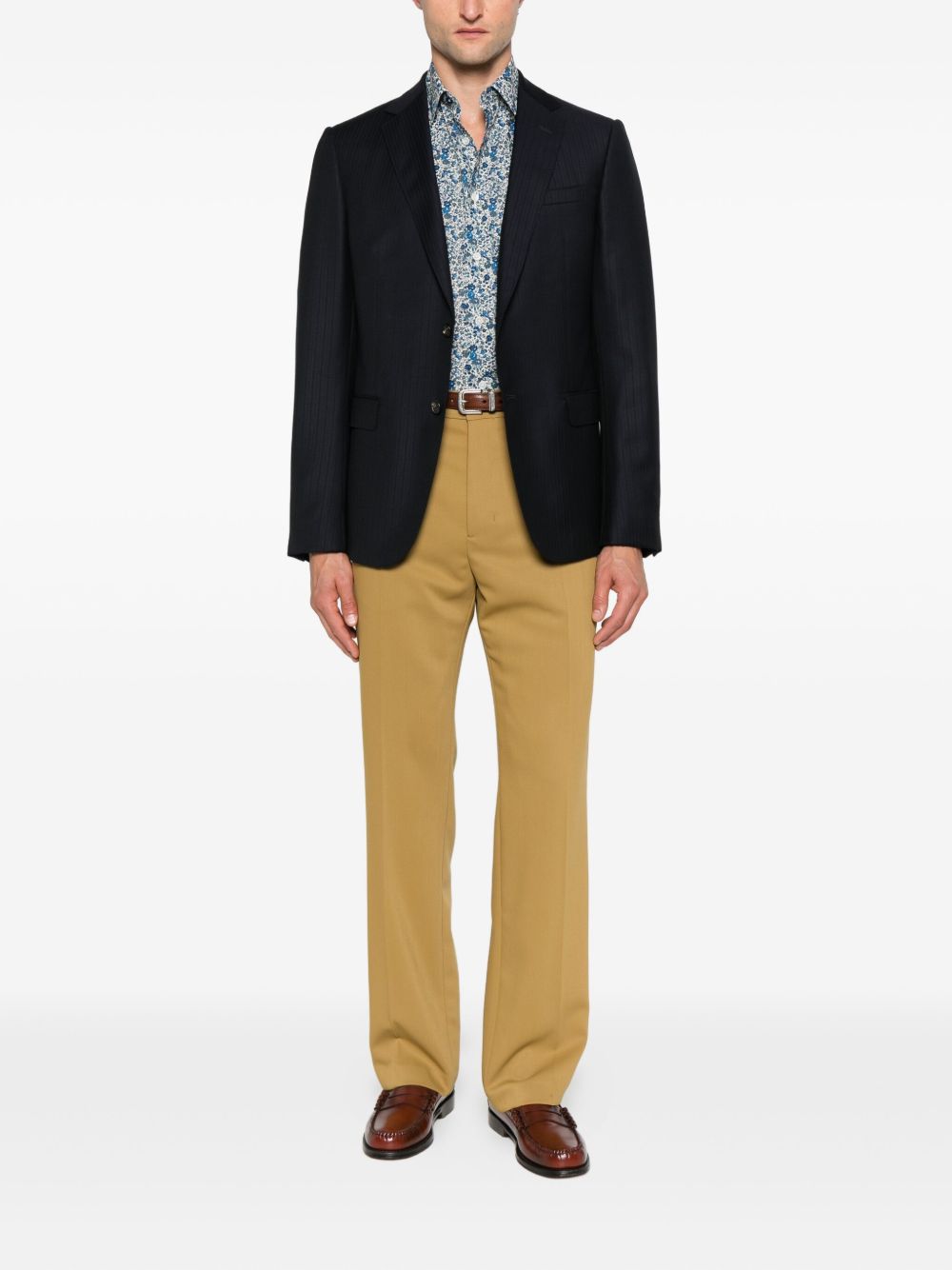 PAUL SMITH Floral Print Long Sleeve Shirt