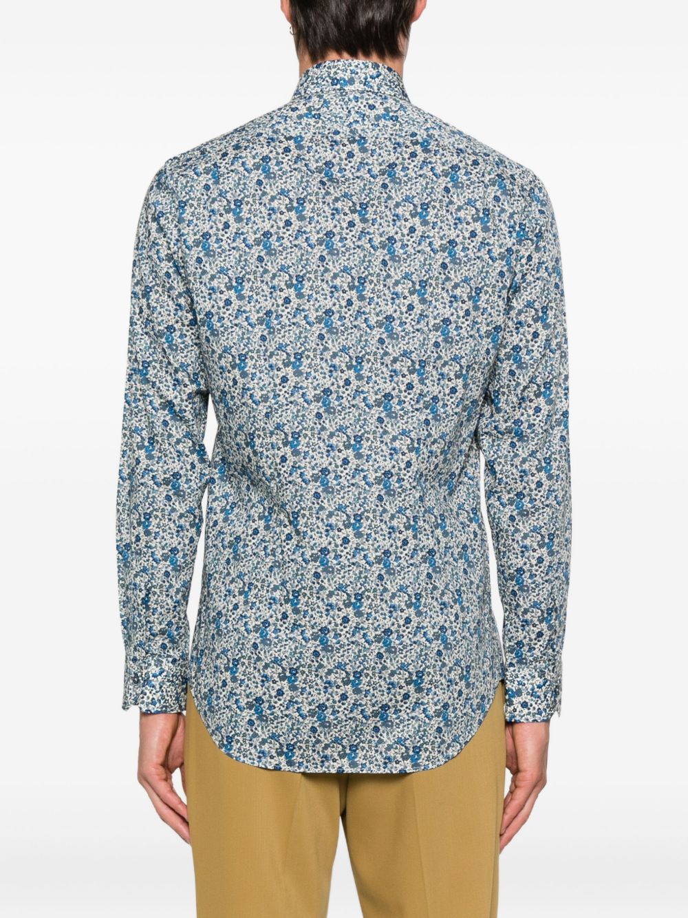 PAUL SMITH Floral Print Long Sleeve Shirt