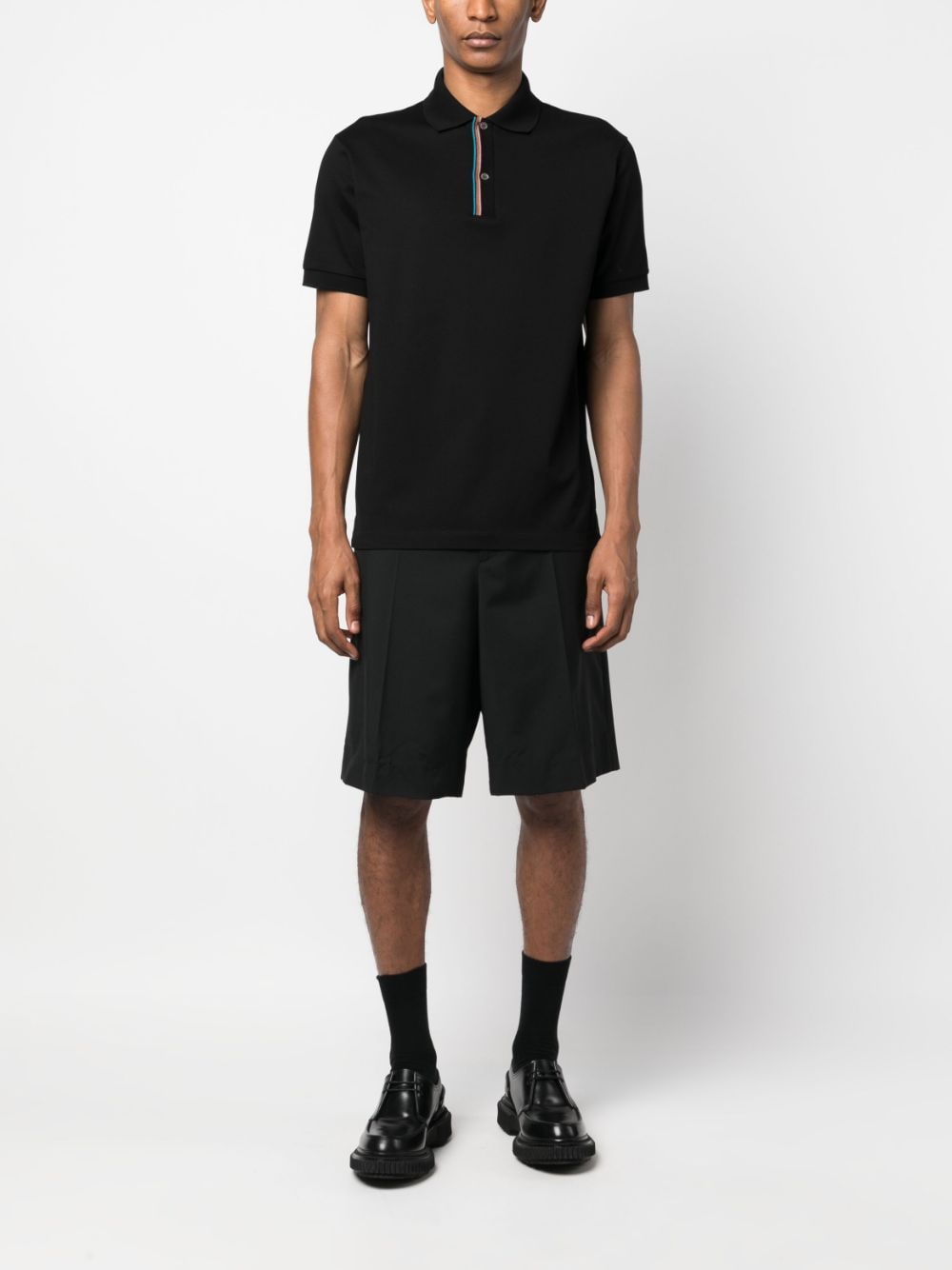 PS PAUL SMITH Signature Stripe Cotton Polo Shirt