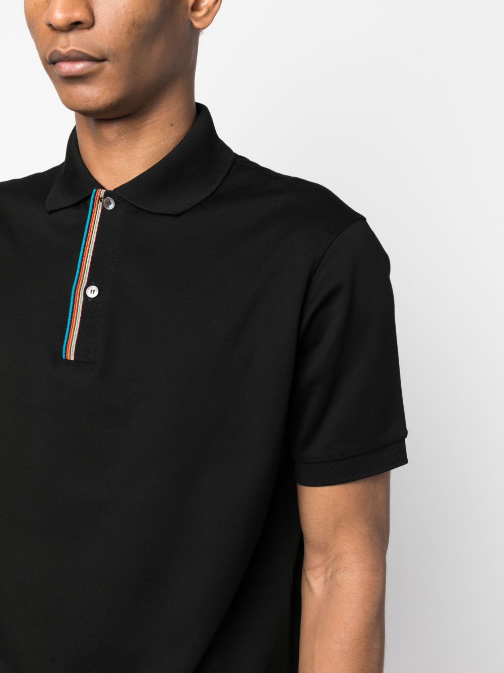 PS PAUL SMITH Signature Stripe Cotton Polo Shirt