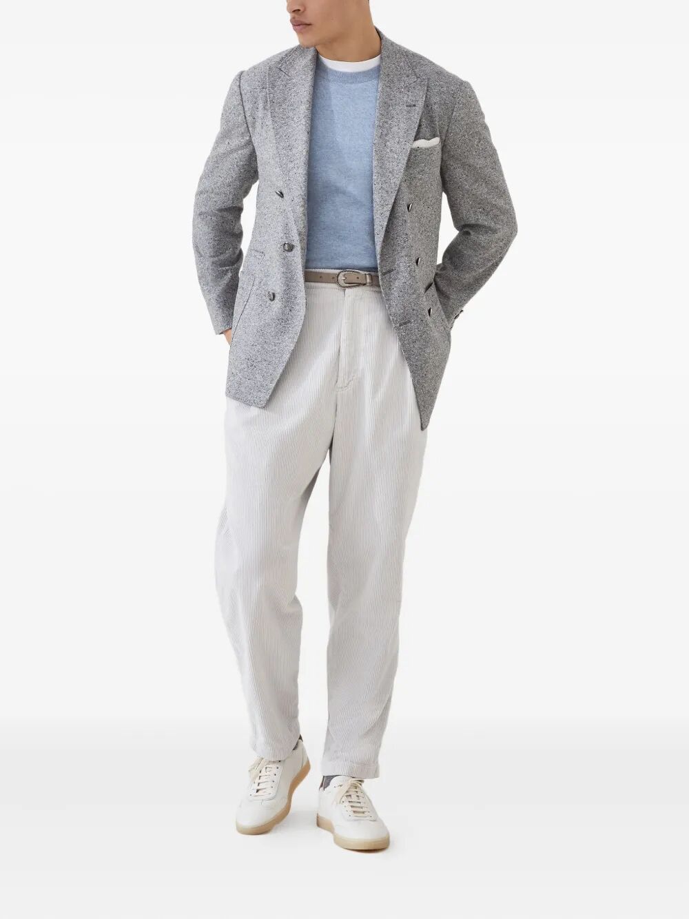 BRUNELLO CUCINELLI Classic Cashmere Sweater for Men