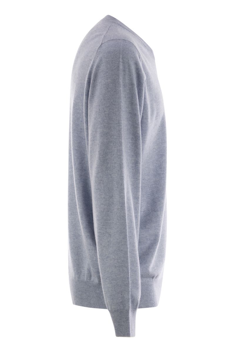 BRUNELLO CUCINELLI Men's Pure Cashmere Crew-Neck Sweater