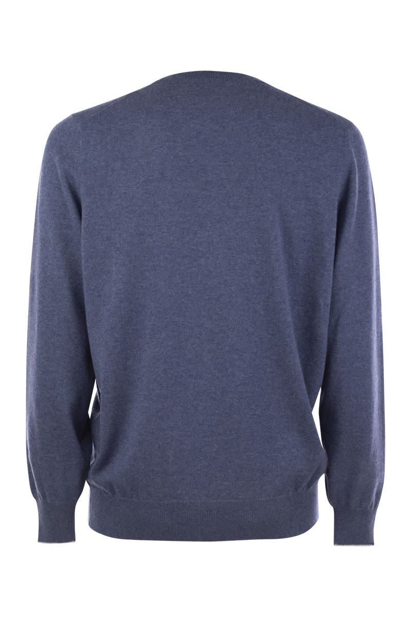 BRUNELLO CUCINELLI Timeless Classic Cashmere Sweater for Men