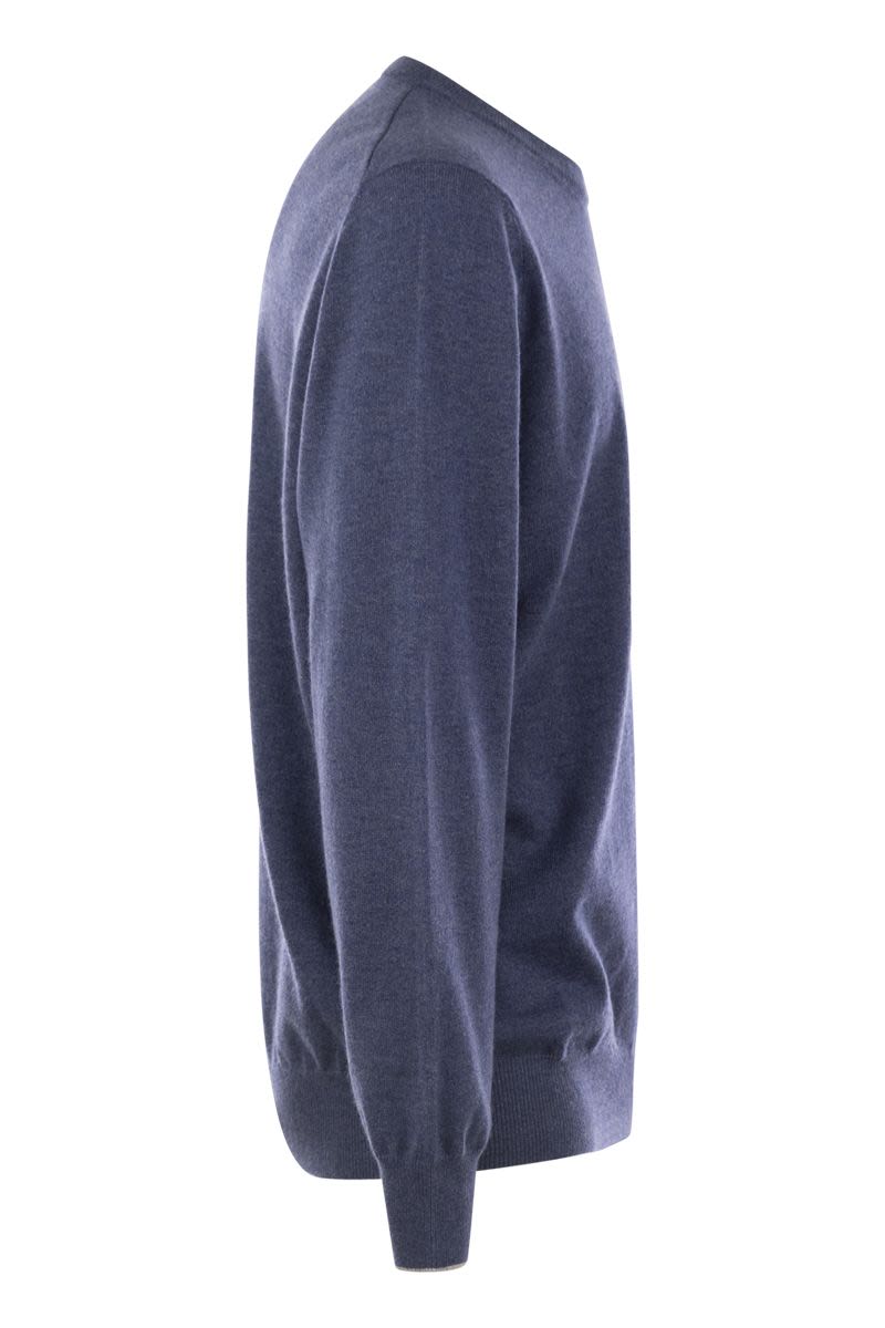 BRUNELLO CUCINELLI Timeless Classic Cashmere Sweater for Men