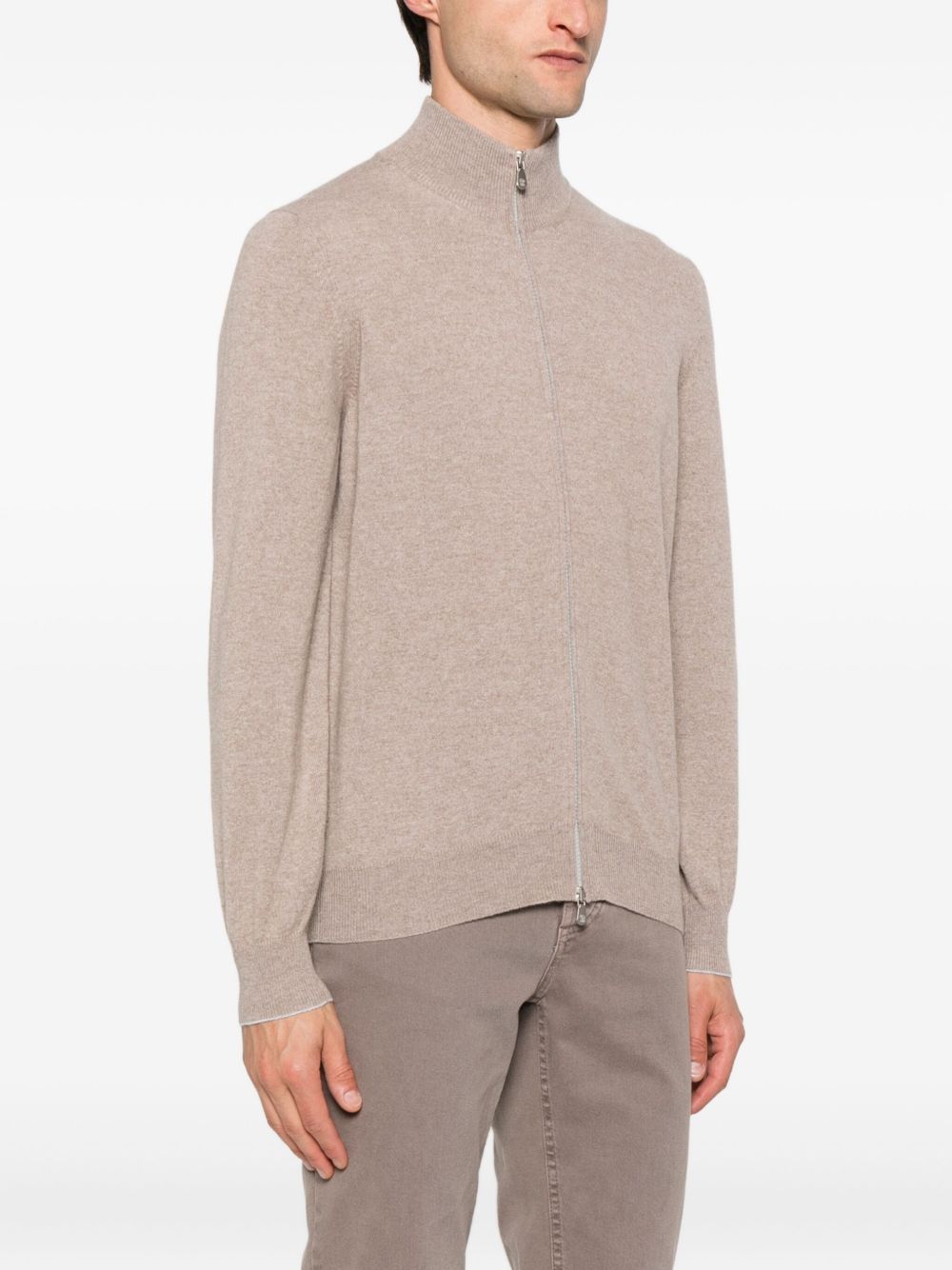 BRUNELLO CUCINELLI Cashmere Zipped Cardigan for Men