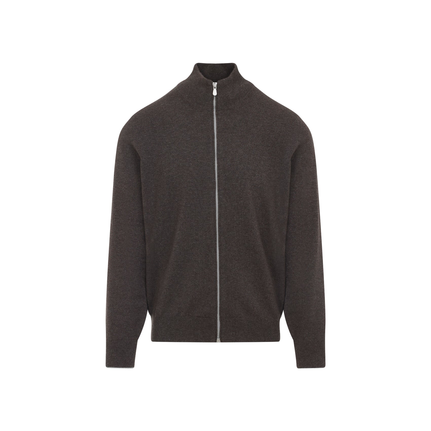 BRUNELLO CUCINELLI Cashmere Full Zip Cardigan for Men - FW25 Collection