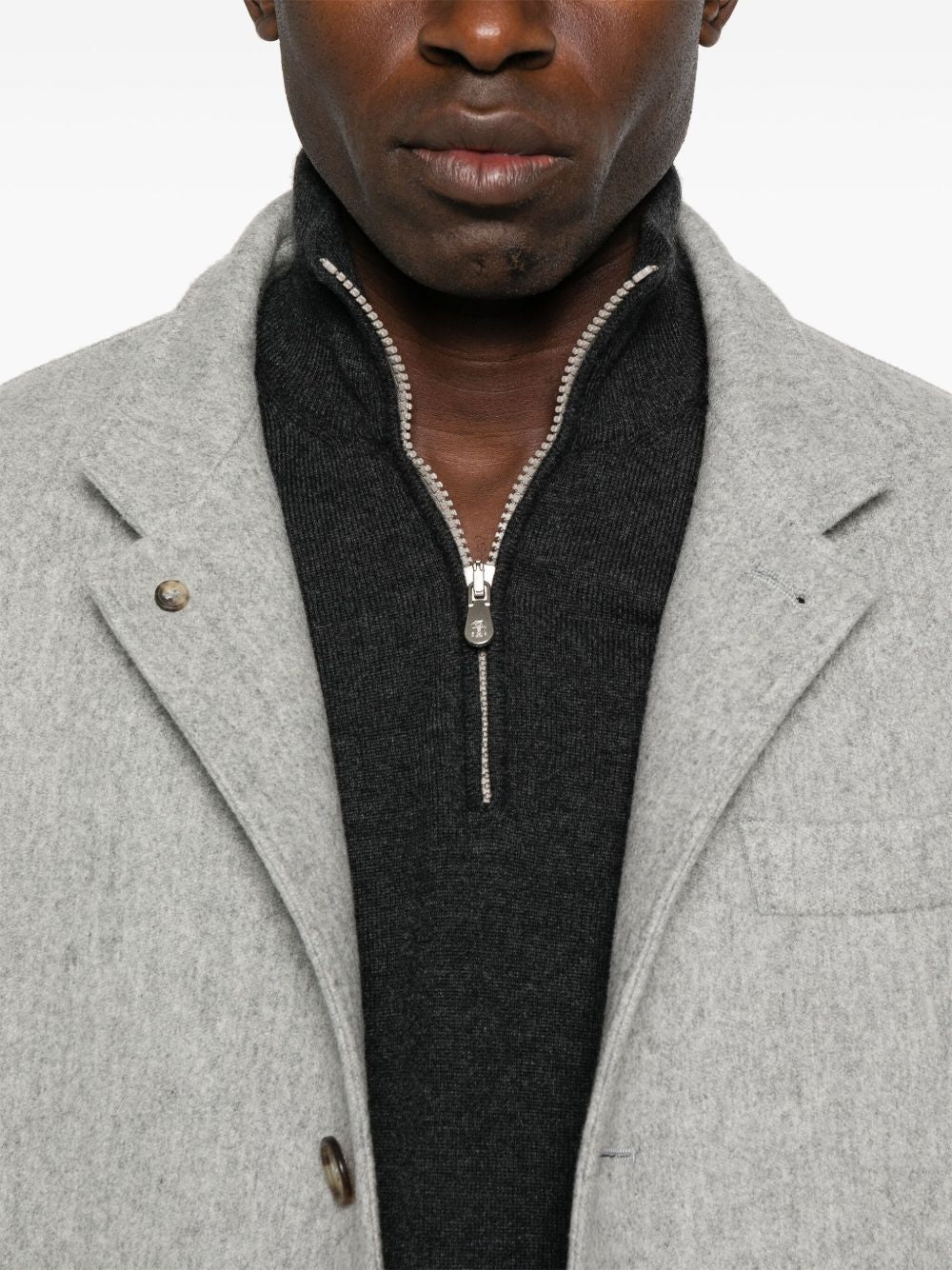 BRUNELLO CUCINELLI High-Neck Cashmere Sweater