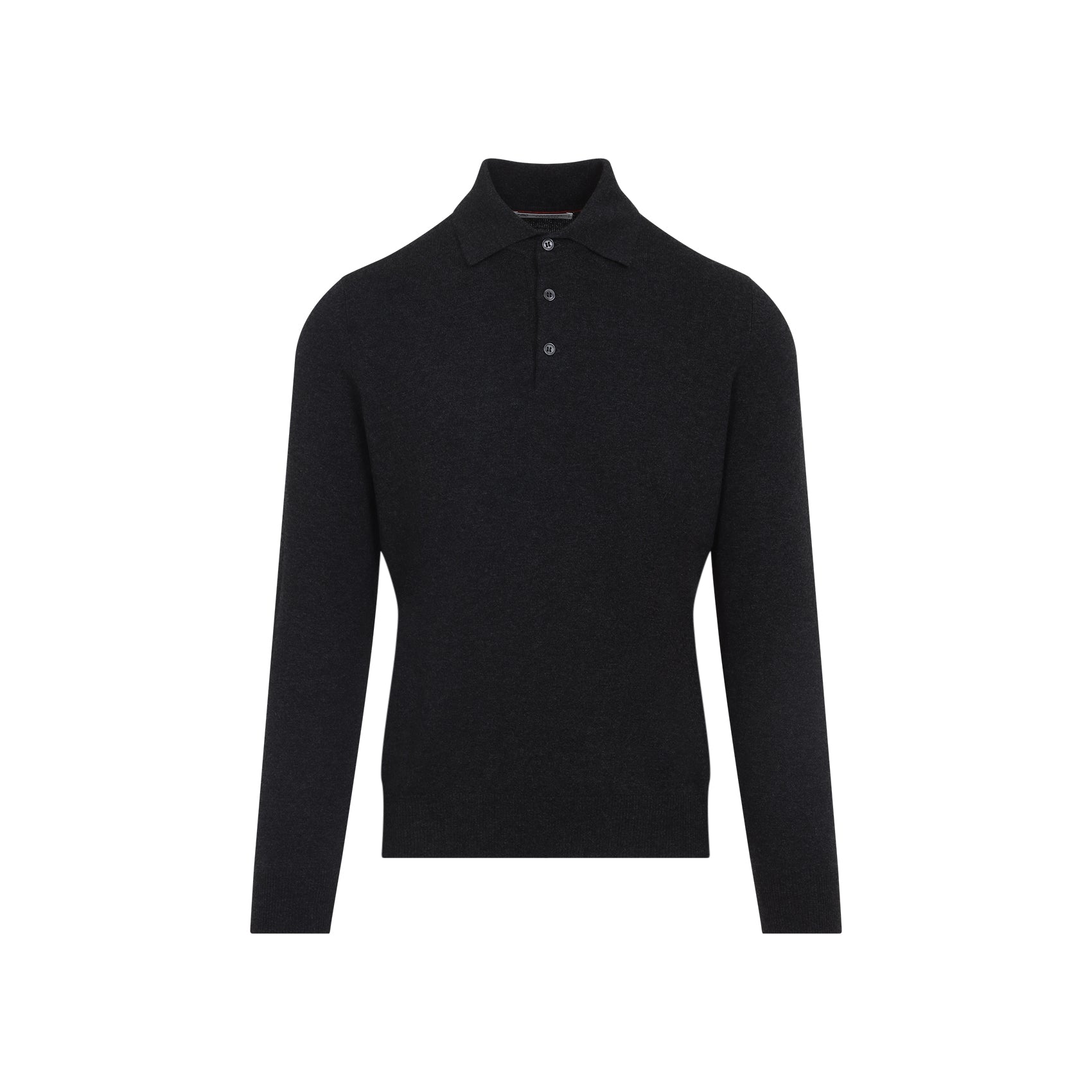 BRUNELLO CUCINELLI Cashmere Long Sleeve Polo