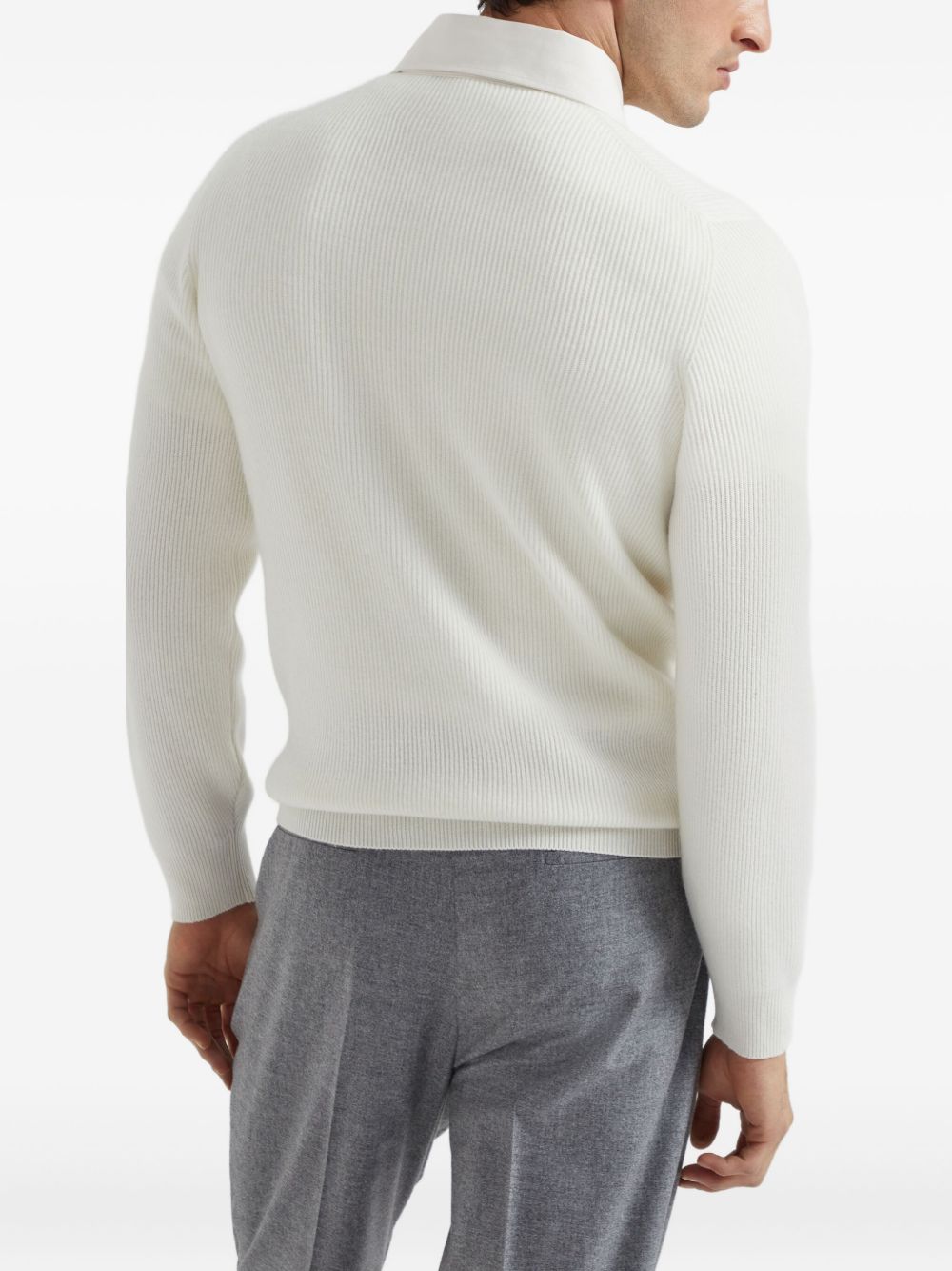 BRUNELLO CUCINELLI Men's Cashmere Polo - FW25 Collection
