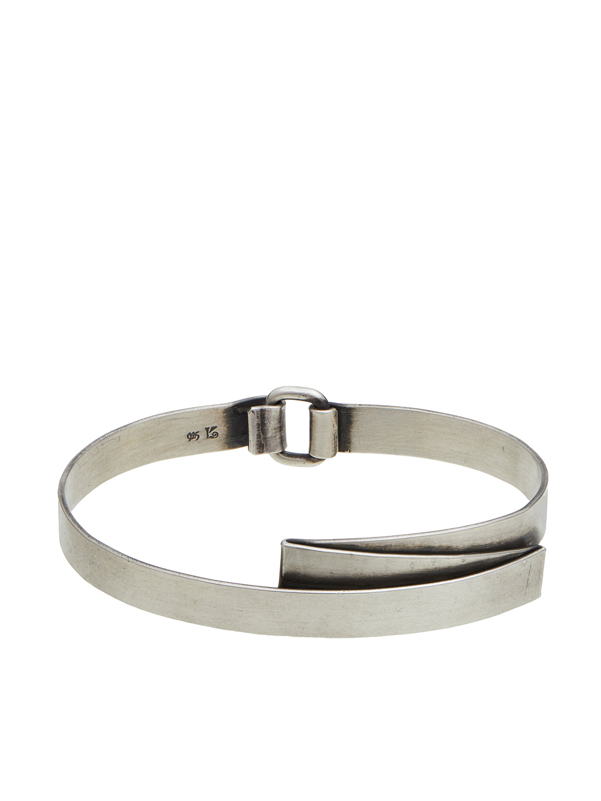 WERKSTATT:MUNCHEN Folded Silver Bracelet - 8mm