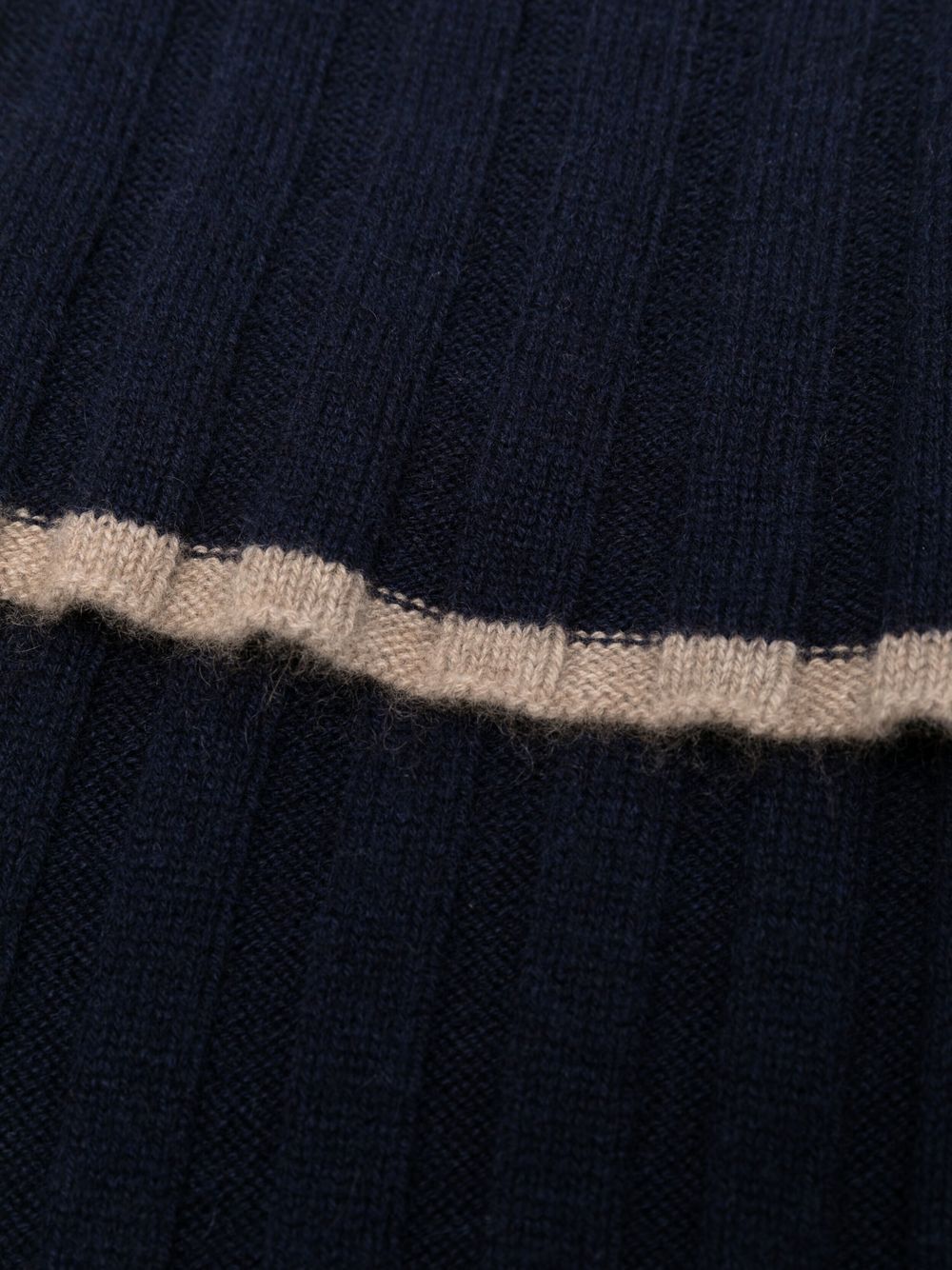 BRUNELLO CUCINELLI Chunky Ribbed Cashmere Scarf