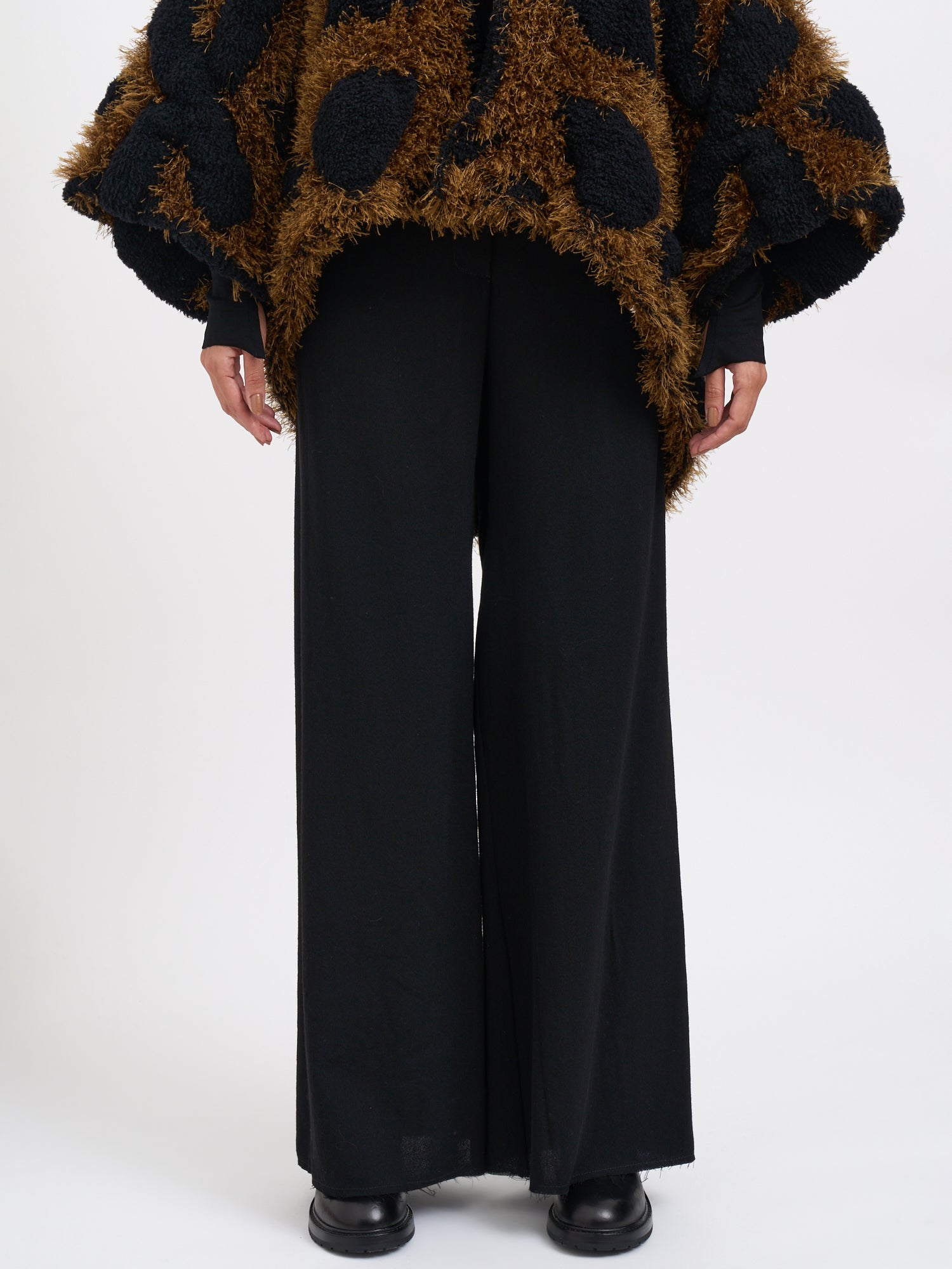 ALESSANDRA MARCHI Wide-Leg Trousers with Belt - Size 40