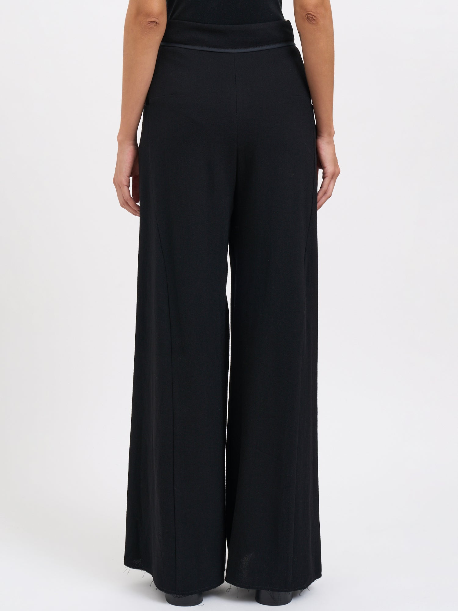 ALESSANDRA MARCHI Wide-Leg Trousers with Belt - Size 40