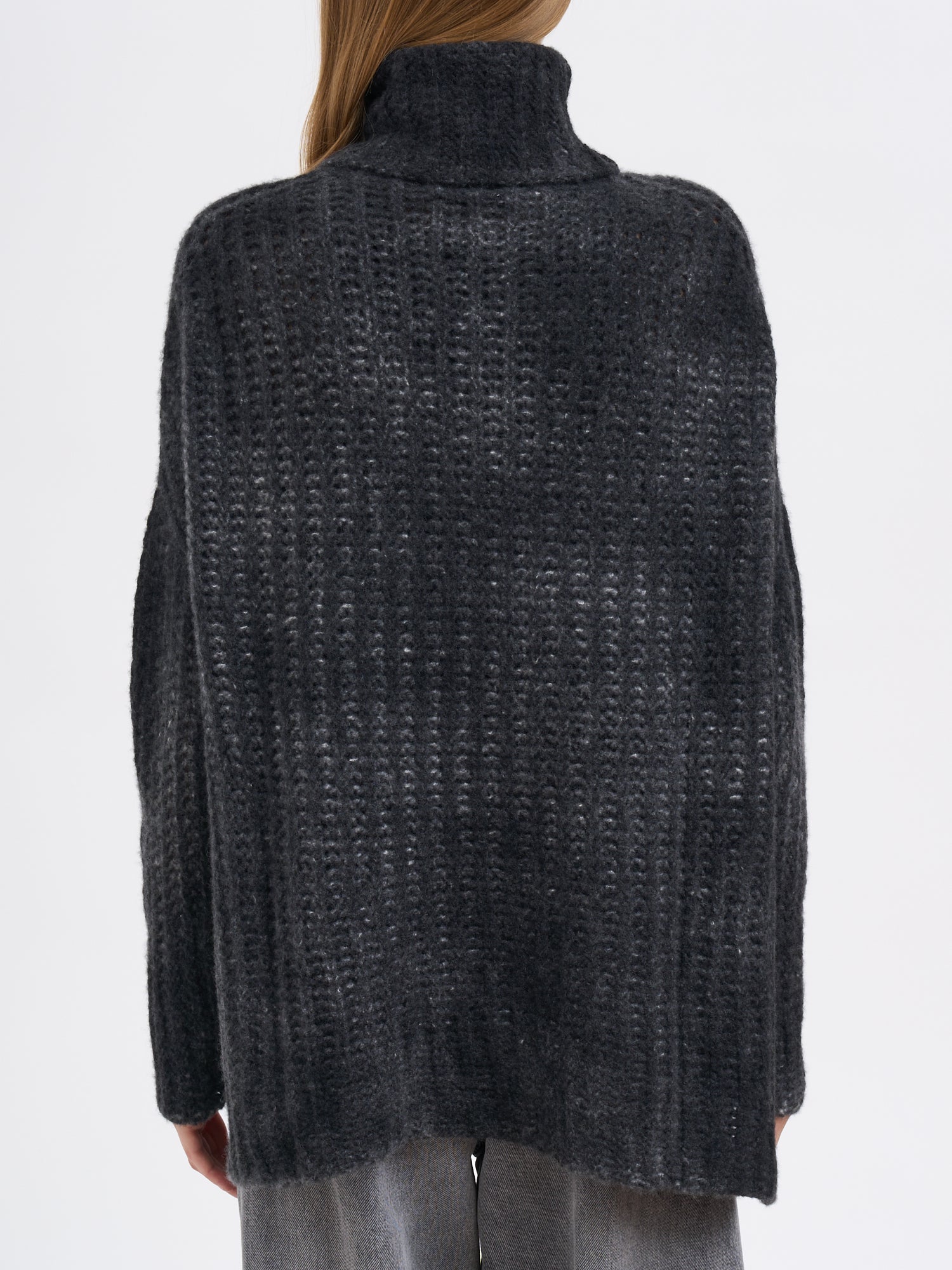 AVANT TOI Oversized Cashmere High Neck Sweater - Size S