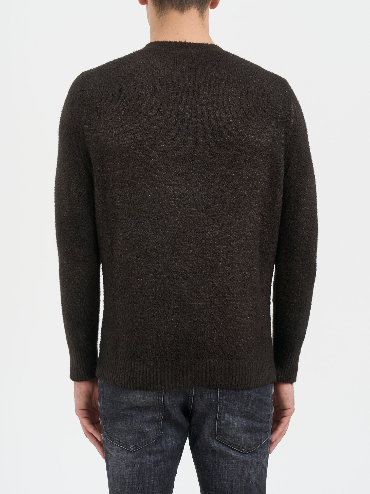 AVANT TOI Crew Neck Hand Painted Cotton Sweater - Size M