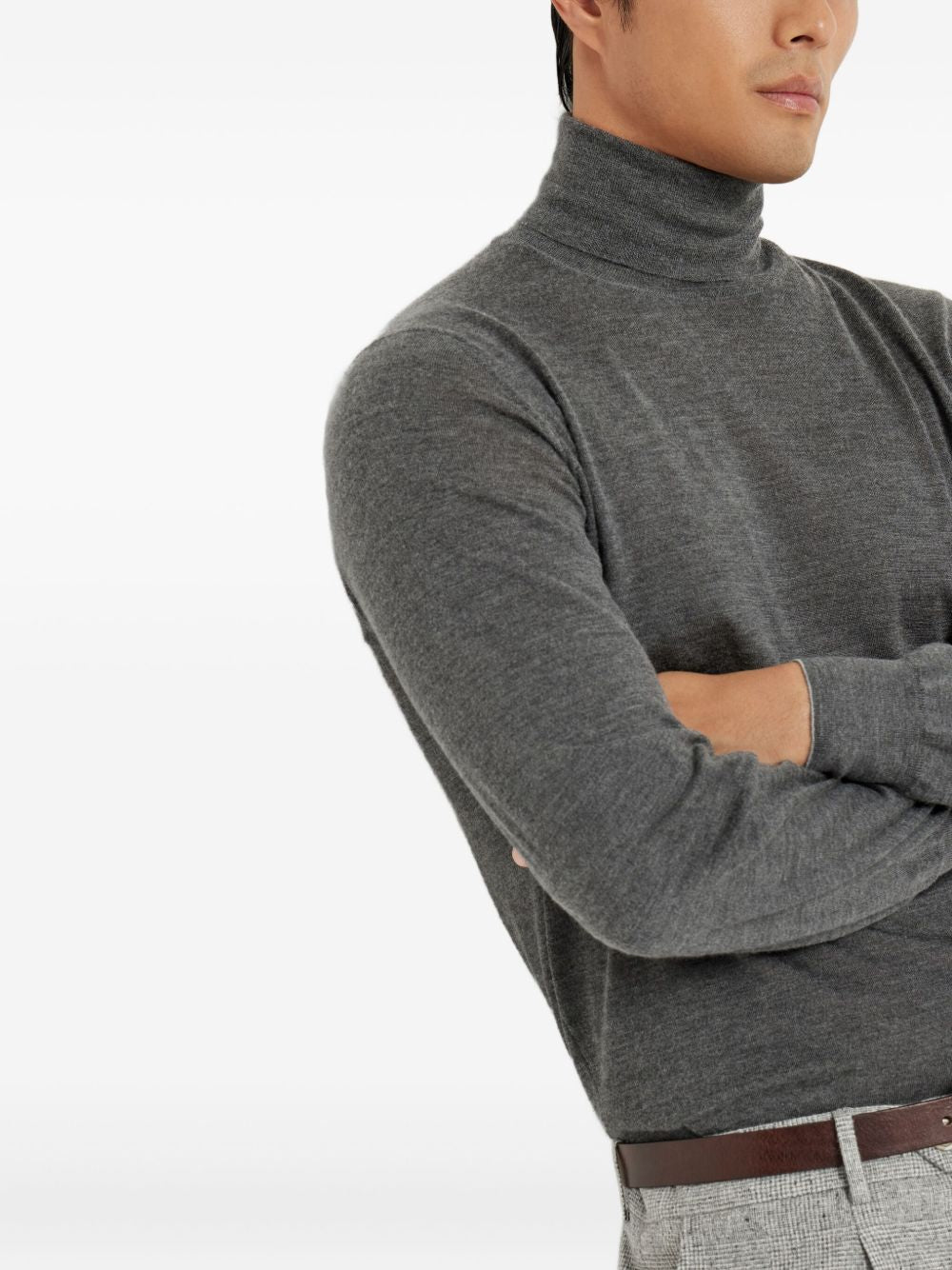BRUNELLO CUCINELLI Cashmere Blend Turtle-Neck Sweater