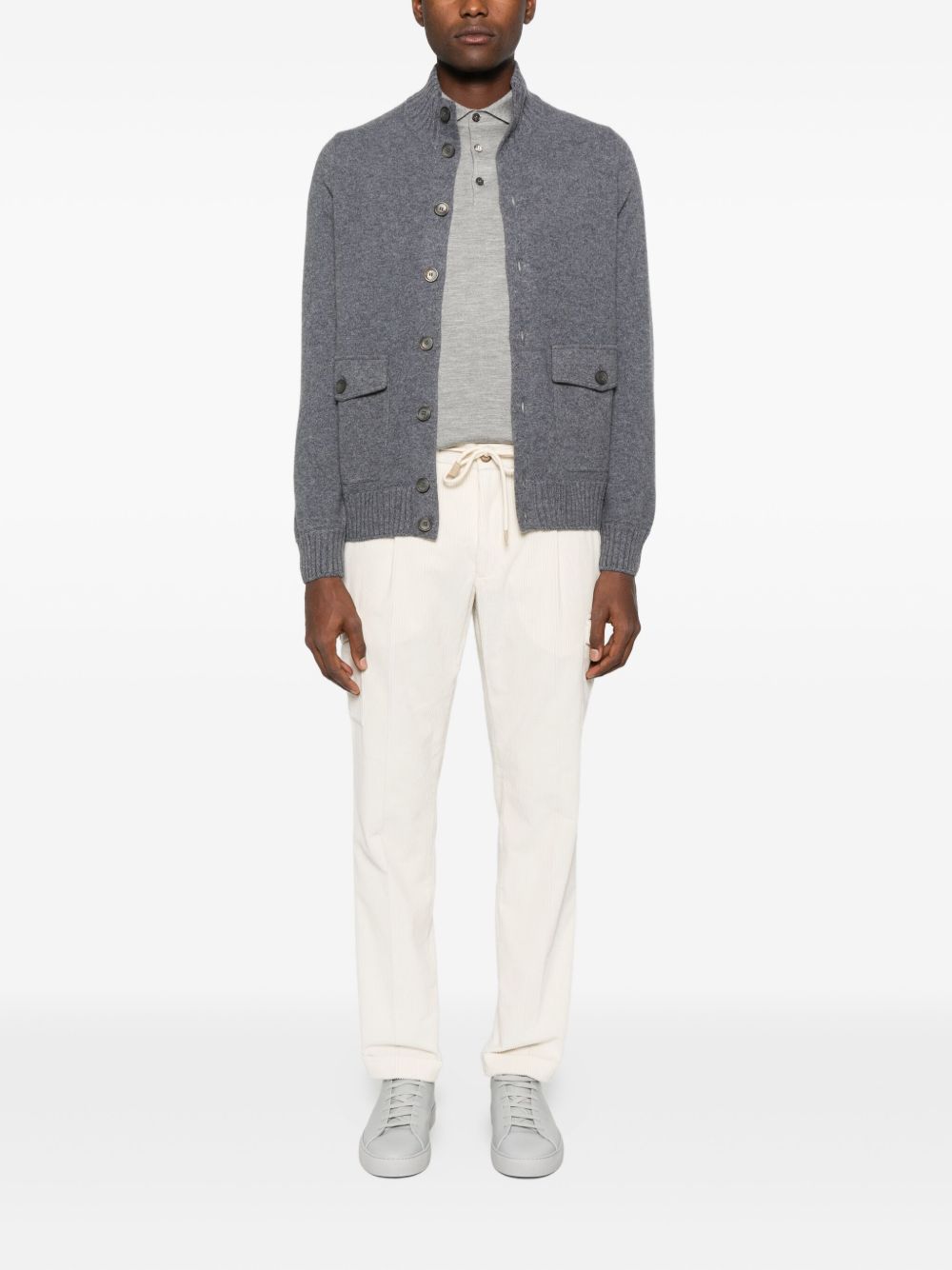 BRUNELLO CUCINELLI Cashmere Polo Sweater for Men - FW25 Edition