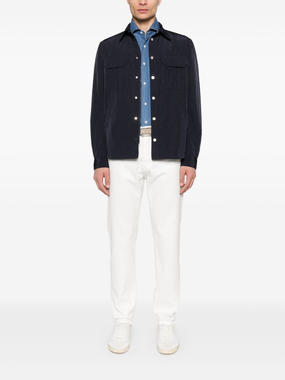 BRUNELLO CUCINELLI Men's Classic Denim Jeans with Button Fly