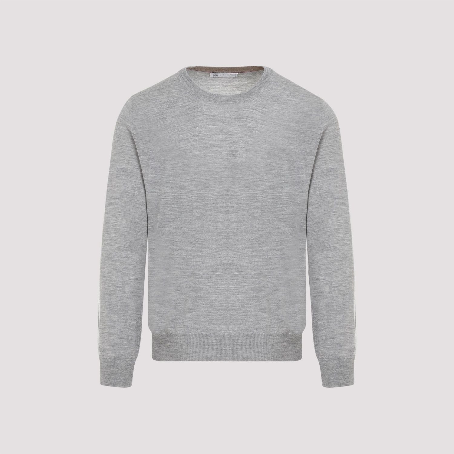 BRUNELLO CUCINELLI Luxurious Wool and Cashmere Sweater for Men - FW24