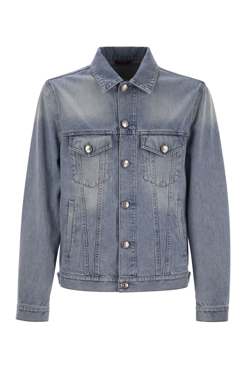 BRUNELLO CUCINELLI Men's Four-Pocket Denim Jacket