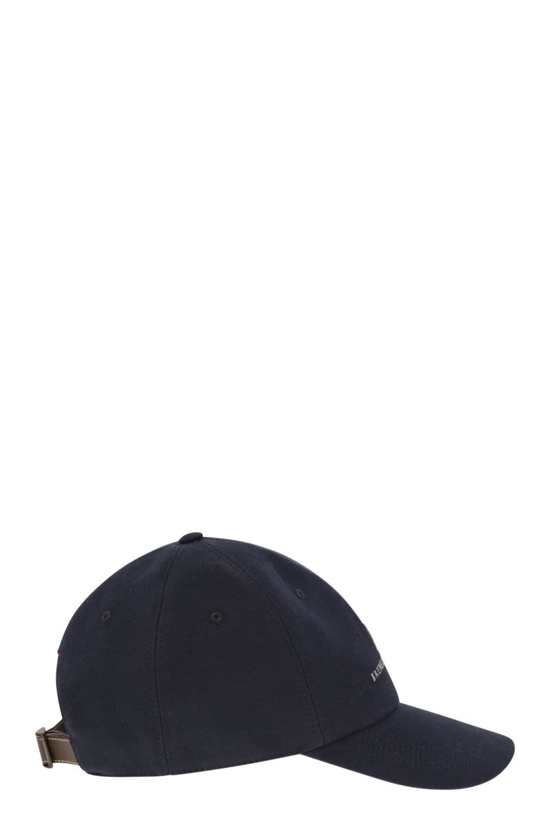 BRUNELLO CUCINELLI Logo Cotton Baseball Cap