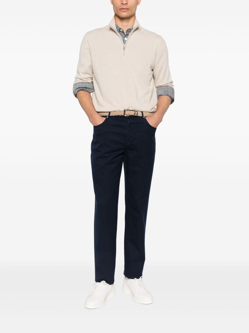 BRUNELLO CUCINELLI Men's Cotton Trousers - FW25