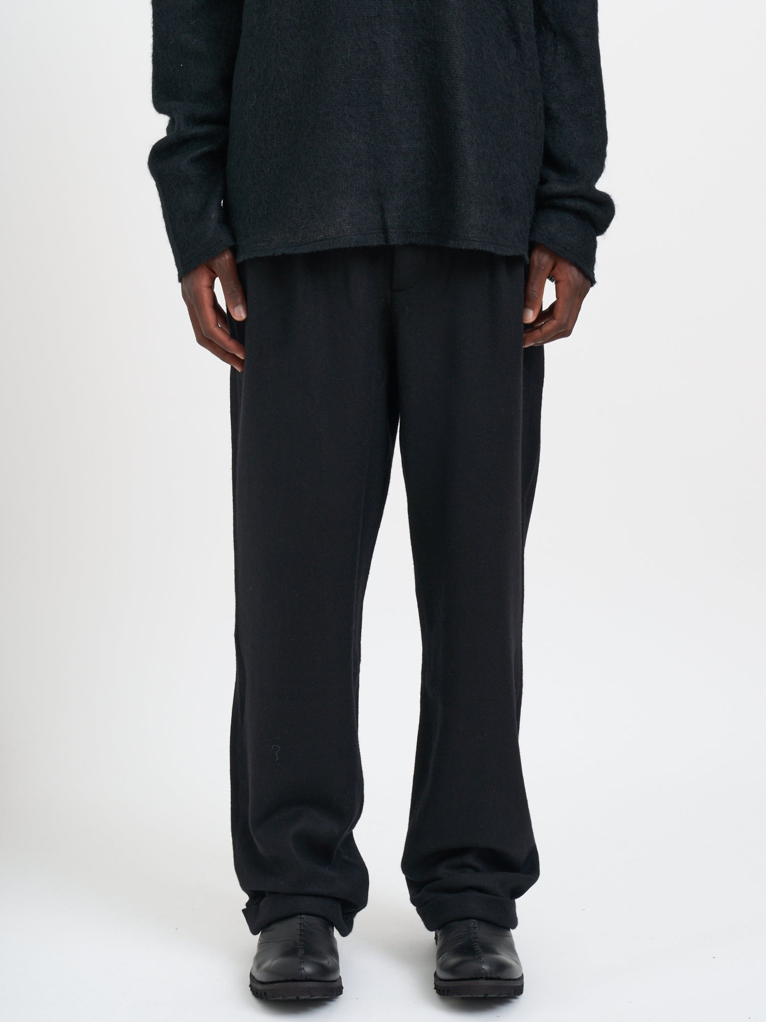 ANDREA YA'AQOV Wool and Cashmere Trousers - Size M