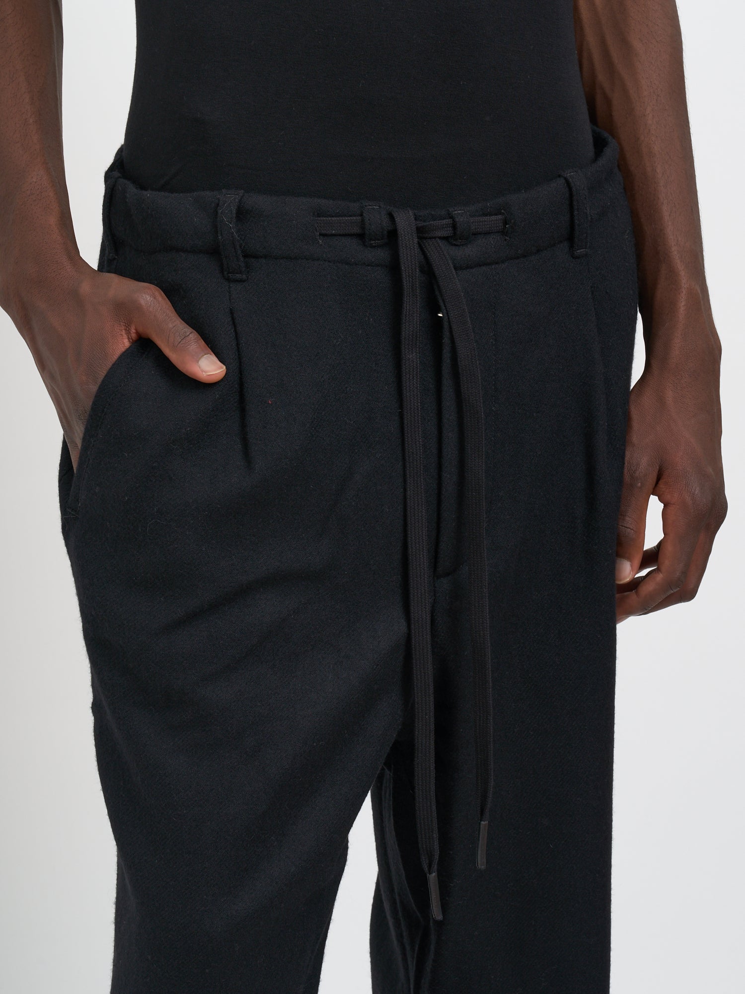 ANDREA YA'AQOV Wool and Cashmere Trousers - Size M