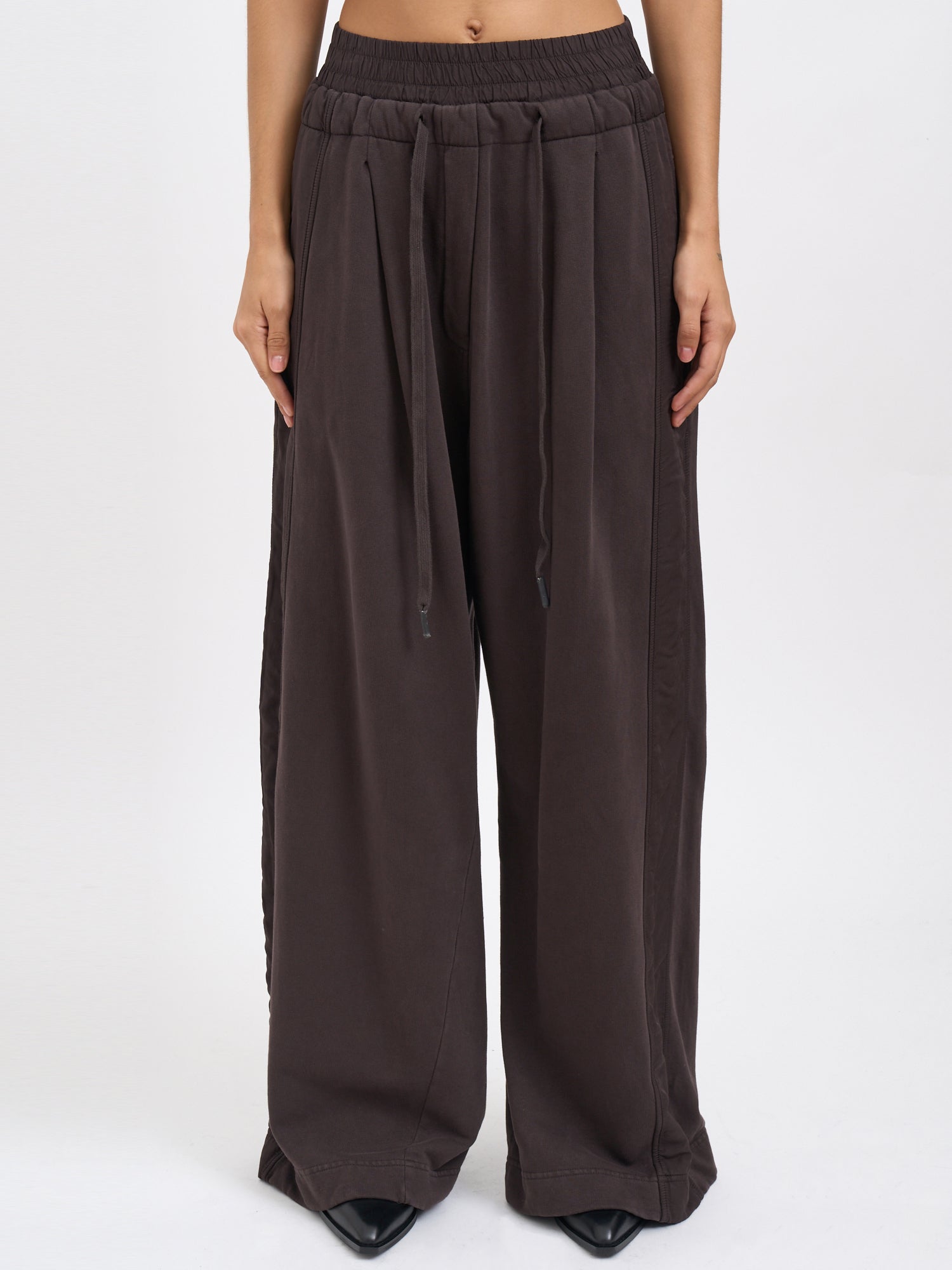 ANDREA YA'AQOV Wide Cotton Trousers - Size S
