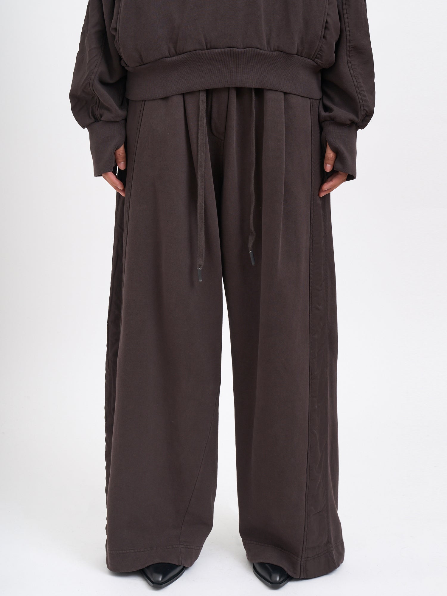 ANDREA YA'AQOV Wide Cotton Trousers - Size S