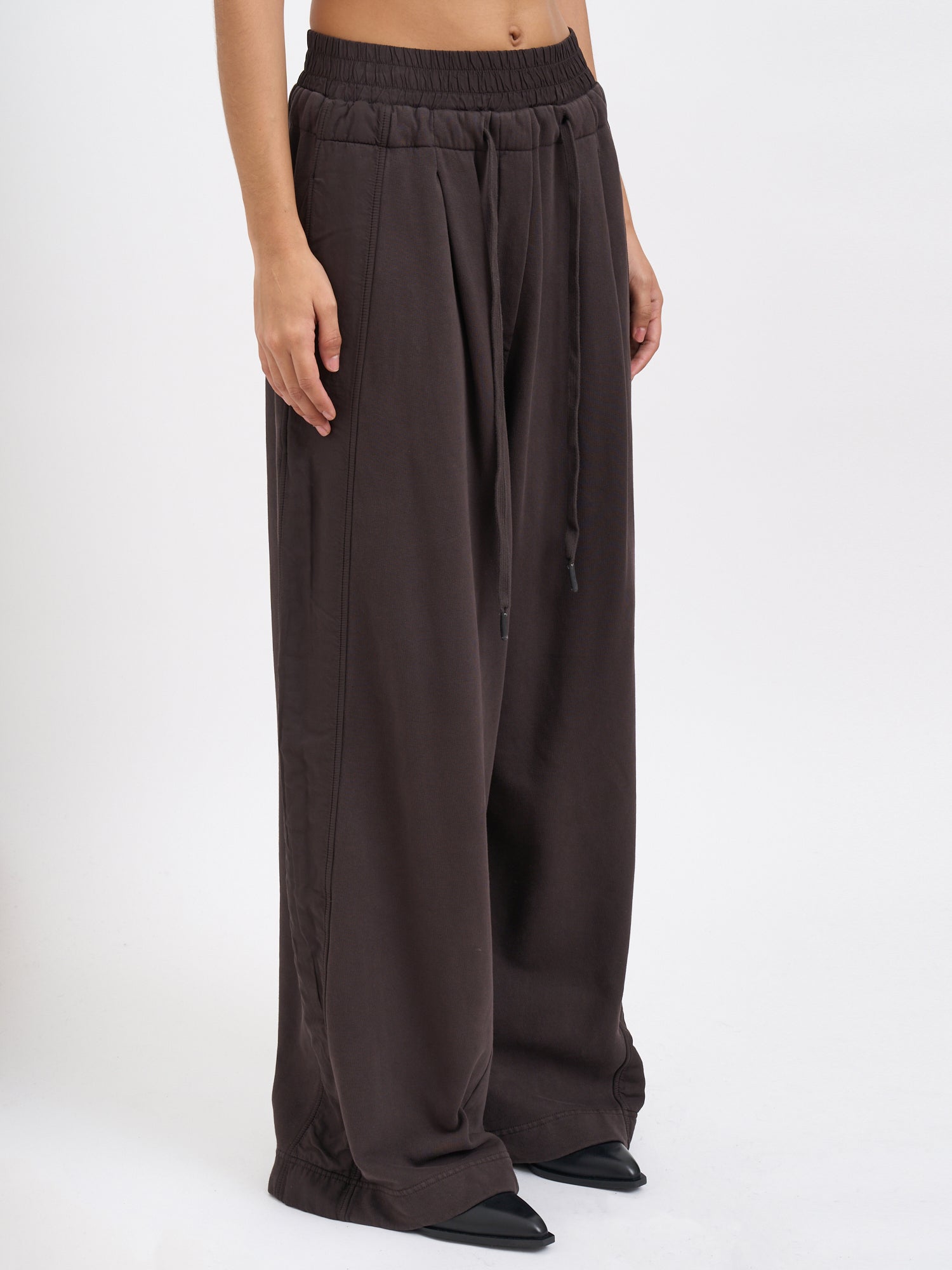 ANDREA YA'AQOV Wide Cotton Trousers - Size S