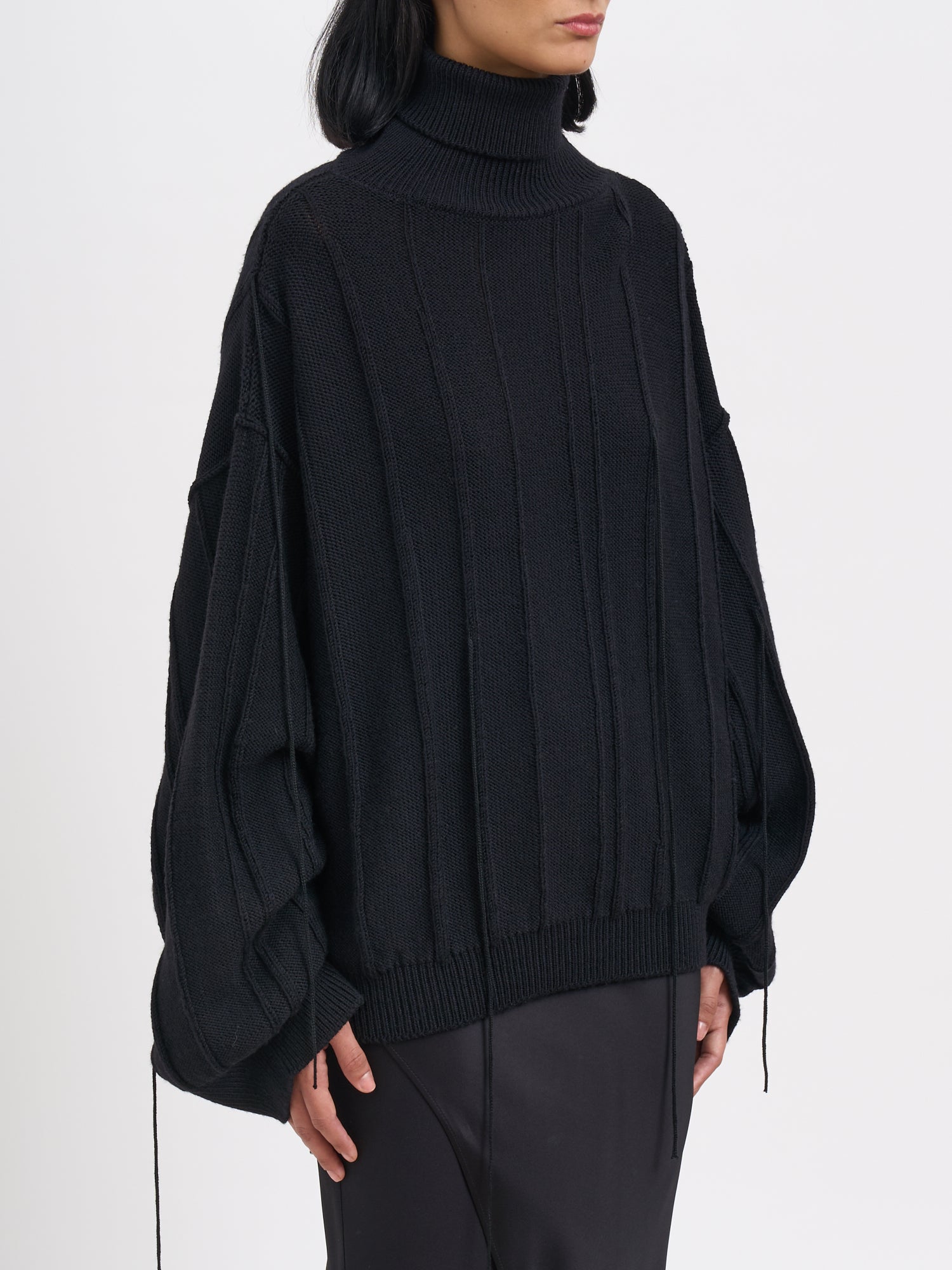 ANDREA YA'AQOV Wool High Neck Sweater